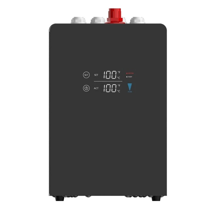 Tangki air panas instan digital di bawah wastafel