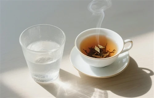 Lebih baik minum air putih atau teh?